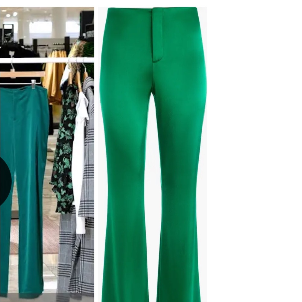 Satin Flare Pants Alice + Olivia - Picture 2 of 7